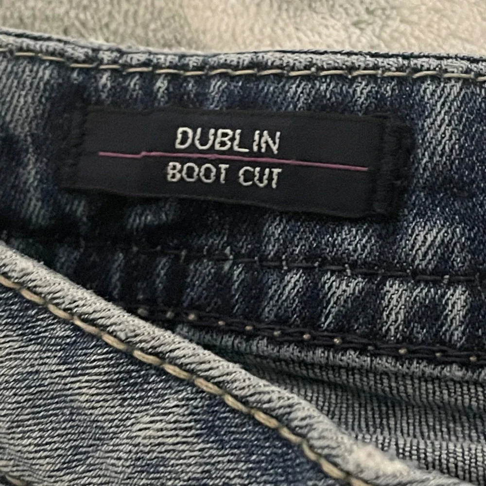 Vigoss‎ Dublin Heritage Bootcut Jeans Denim Embellished Size 5/6 L33 Women's